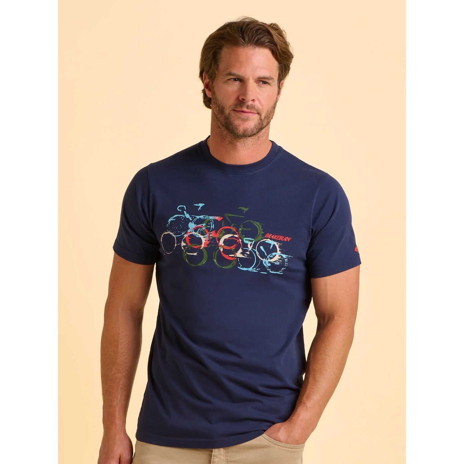 Brakeburn Mens Deepdale T-Shirt Navy Bike Clothing S / Navy,M / Navy,L / Navy,XL / Navy,XXL / Navy