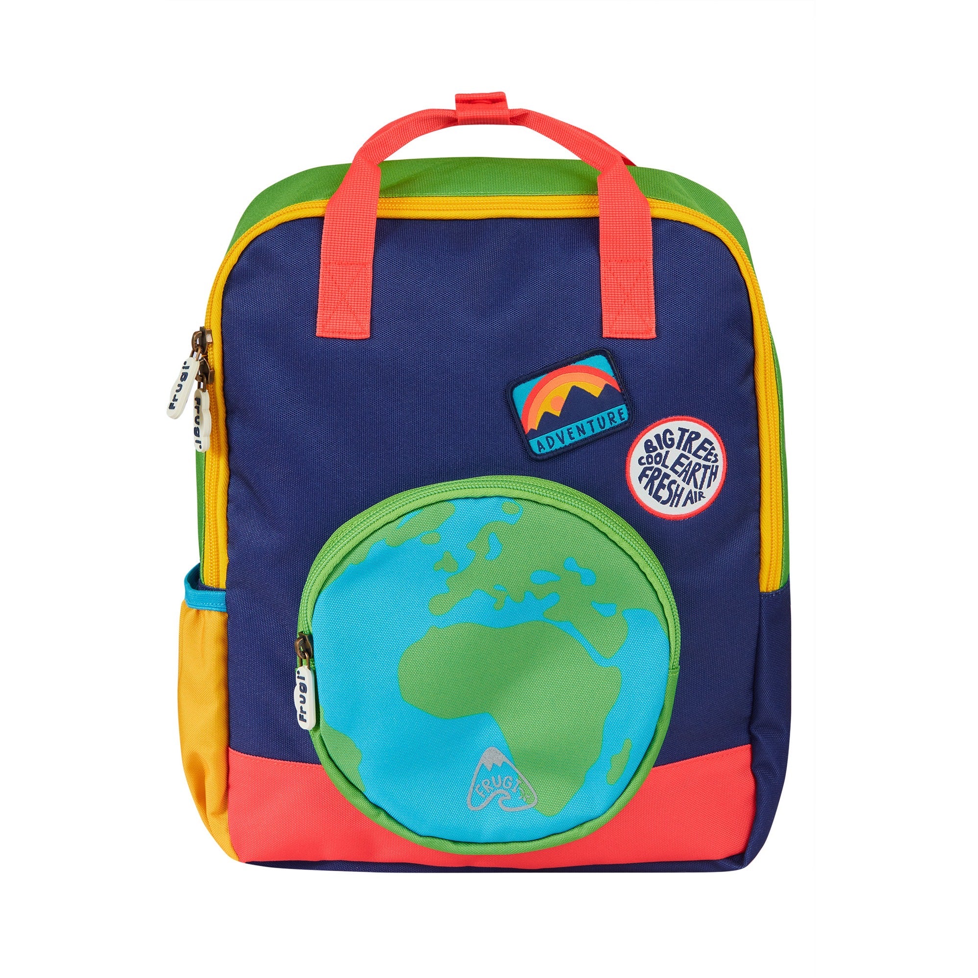 Frugi Ramble Rainbow Backpack Mc0na Blue Earth Accessories ONE SIZE / Multi