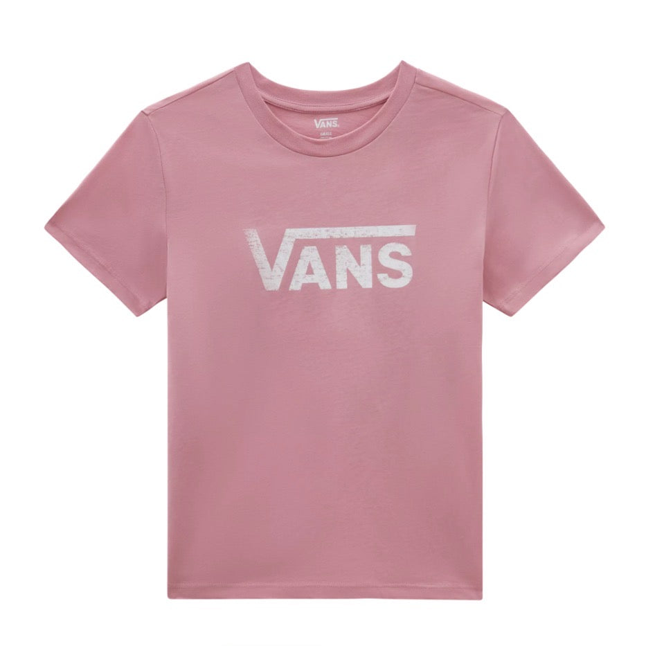 Vans Womens Drop T-Shirt Vn0a5hnmc3s1 Foxglove Clothing XS ADULT / Pink,SMALL ADULT / Pink,MEDIUM ADULT / Pink,LARGE ADULT / Pink