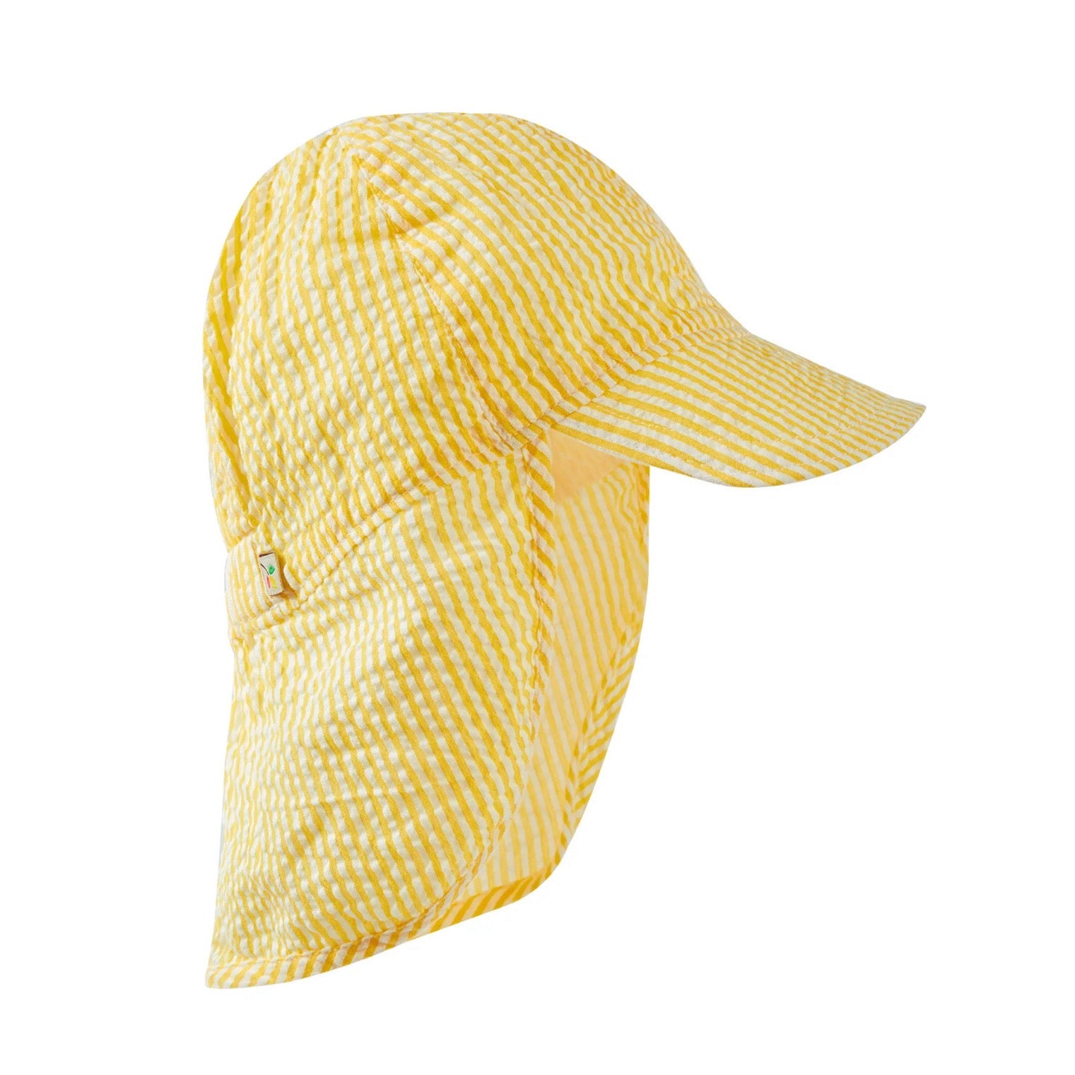 Frugi Infant Sun Hat Mi7bi Yellow Clothing 0-6M / Yellow,6-12M / Yellow,1-2YRS / Yellow