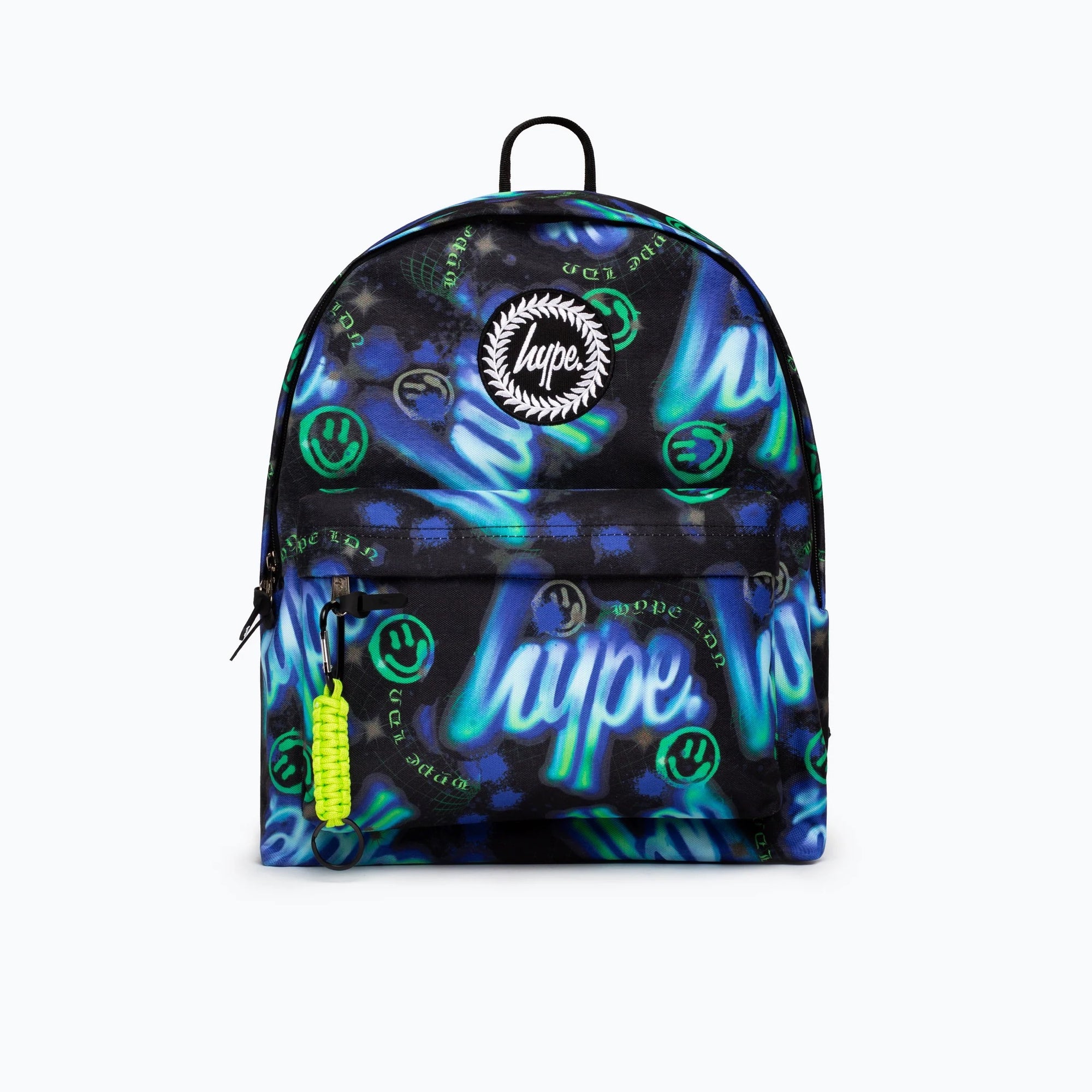 Hype Blue Electric Smile Backpack Xucb-063 Accessories ONE SIZE / Blue