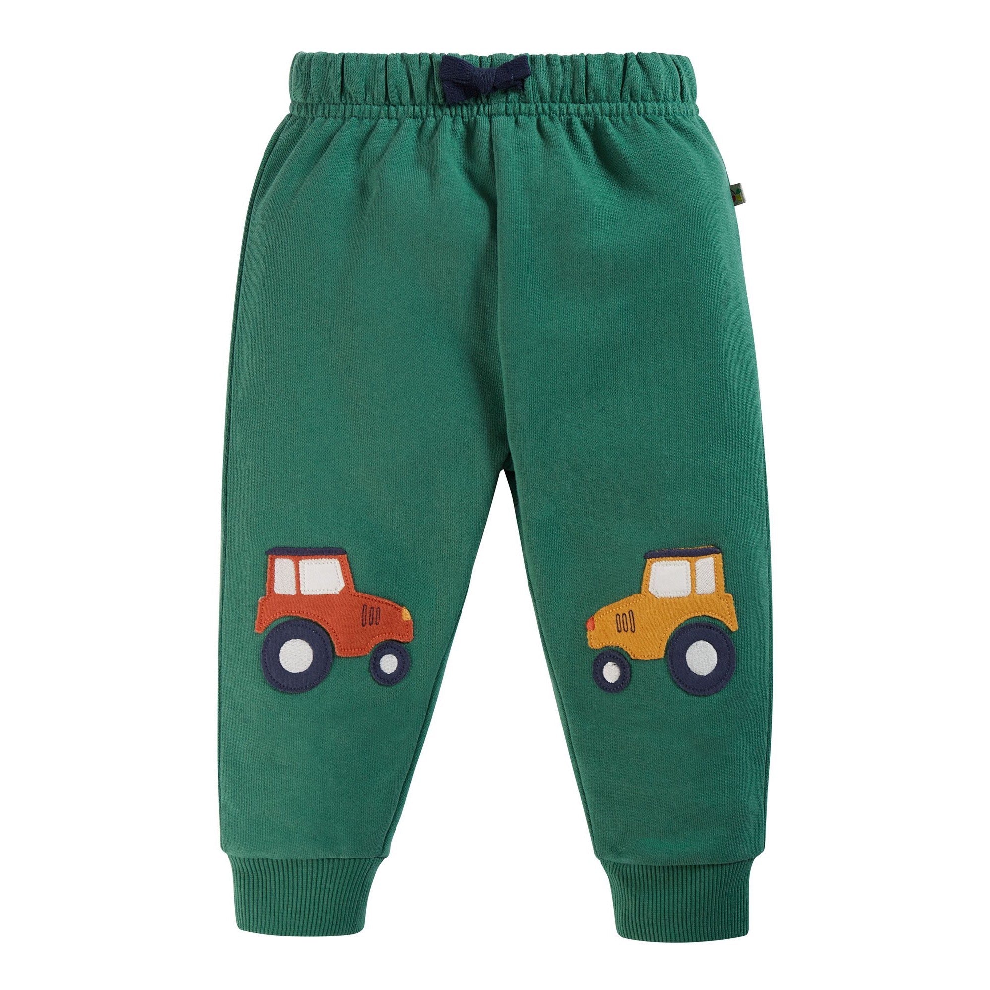 Frugi Character Infant Crawlers Green Tractors Clothing 0-3M / Green,3-6M / Green,6-9M / Green,9-12M / Green,12-18M / Green,18-24M / Green,2-3YRS / Green,3-4YRS / Green