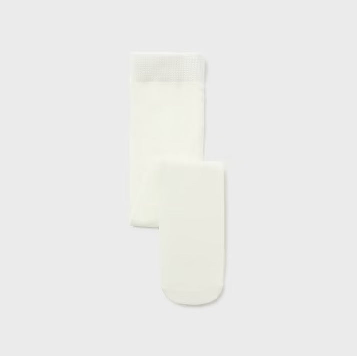 Mayoral Infant Tights 10518 Clothing 6M / Cream,12M / Cream,24M / Cream