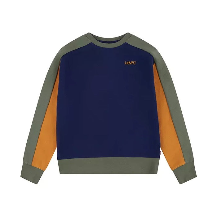 Levis Colourblock Sweatshirt 9Ej199-Bga Orange Clothing 10YRS / Multi,12YRS / Multi,14YRS / Multi,16YRS / Multi
