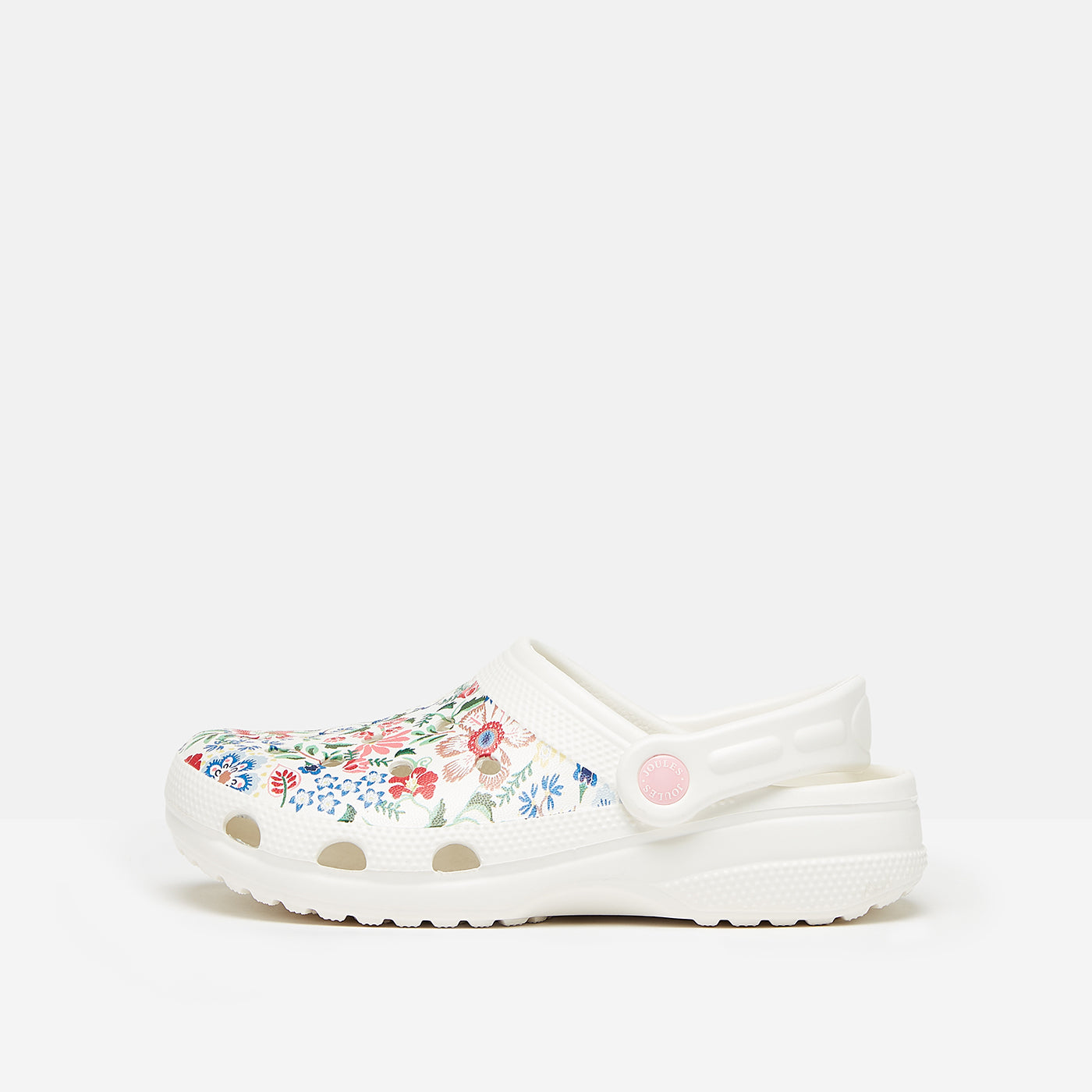 Joules Jnr Poole E00656 White Floral Footwear UK8 INFANT / White,UK9 KIDS / White,UK10 KIDS / White,UK11 KIDS / White,UK12 KIDS / White,UK13 KIDS / White,UK1 KIDS / White,UK2 KIDS / White,UK3 / White