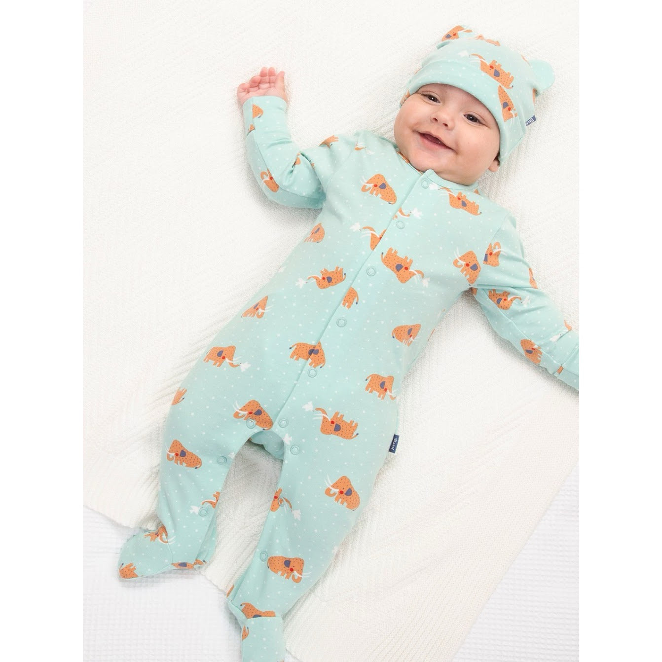 Kite Woolly And Dove Sleepsuit 54-8154 Clothing NEWBORN / Aqua,0-1M / Aqua,0-3M / Aqua,3-6M / Aqua,6-9M / Aqua