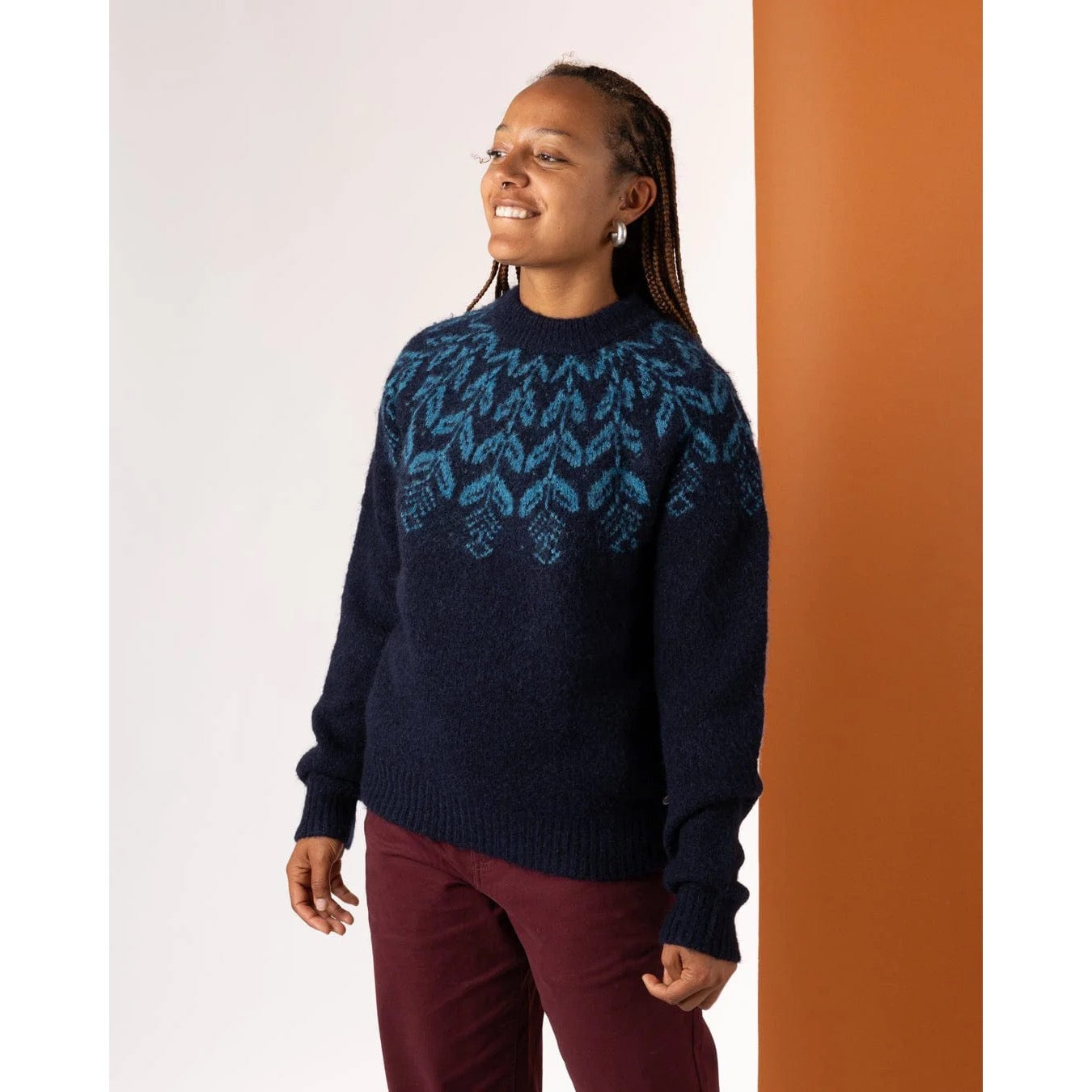 Saltrock Womens Fairisle Jumper Lkx22402034 Blue Clothing XS / Blue,S / Blue,M / Blue,L / Blue