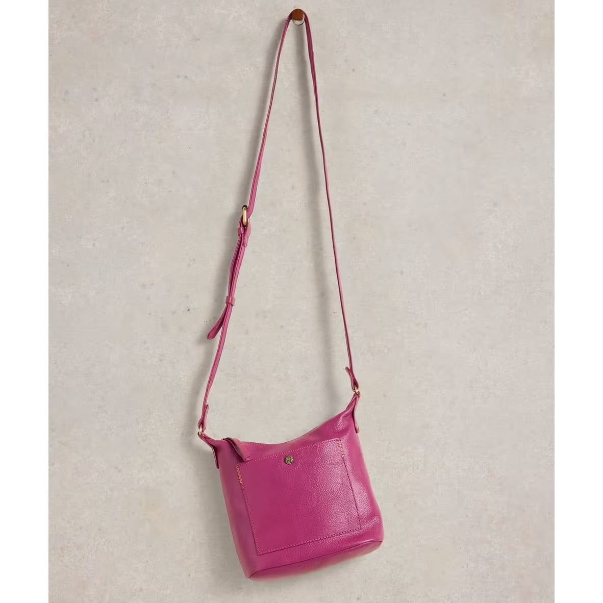 White Stuff Womens Mini Fern Crossbody Bag Dark Plum Accessories ONE SIZE / Plum