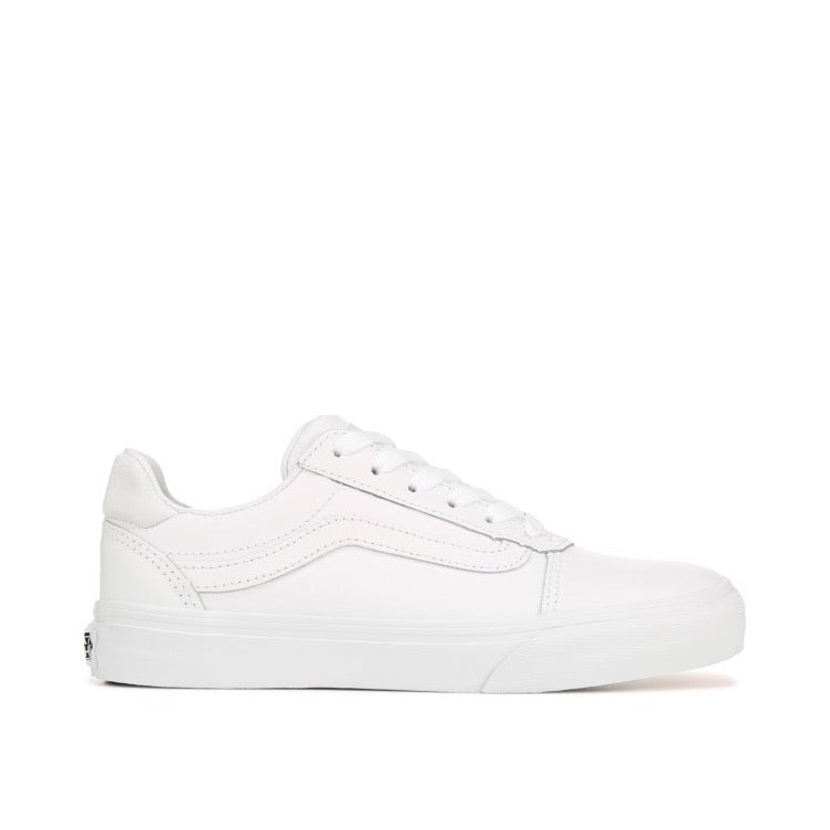 Vans Unisex Ward Delux Tumble White Footwear UK3 EU35 / White,UK4 EU36.5 / White,UK6 EU39 / White,UK7 EU40.5 / White