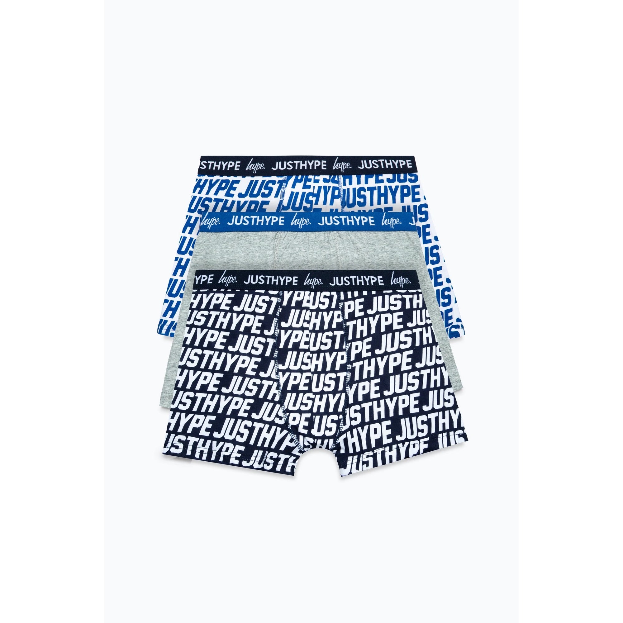 Hype 3 Pack Boxer Shorts Twbt323 Navy Clothing 7-8YRS / Navy,9-10YRS / Navy,11-12YRS / Navy