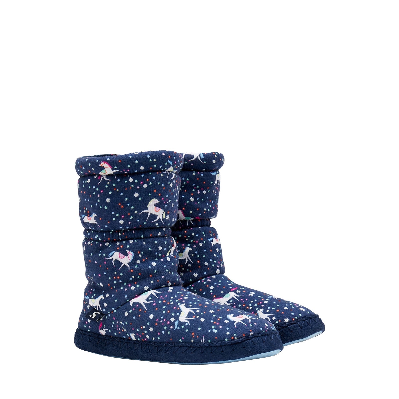 Joules Padabout Slippers Star Horse 216663 Footwear UK 8-9 / Navy,UK 10-11 / Navy,UK 12-13 / Navy,UK 1-2 / Navy,UK 3-4 / Navy