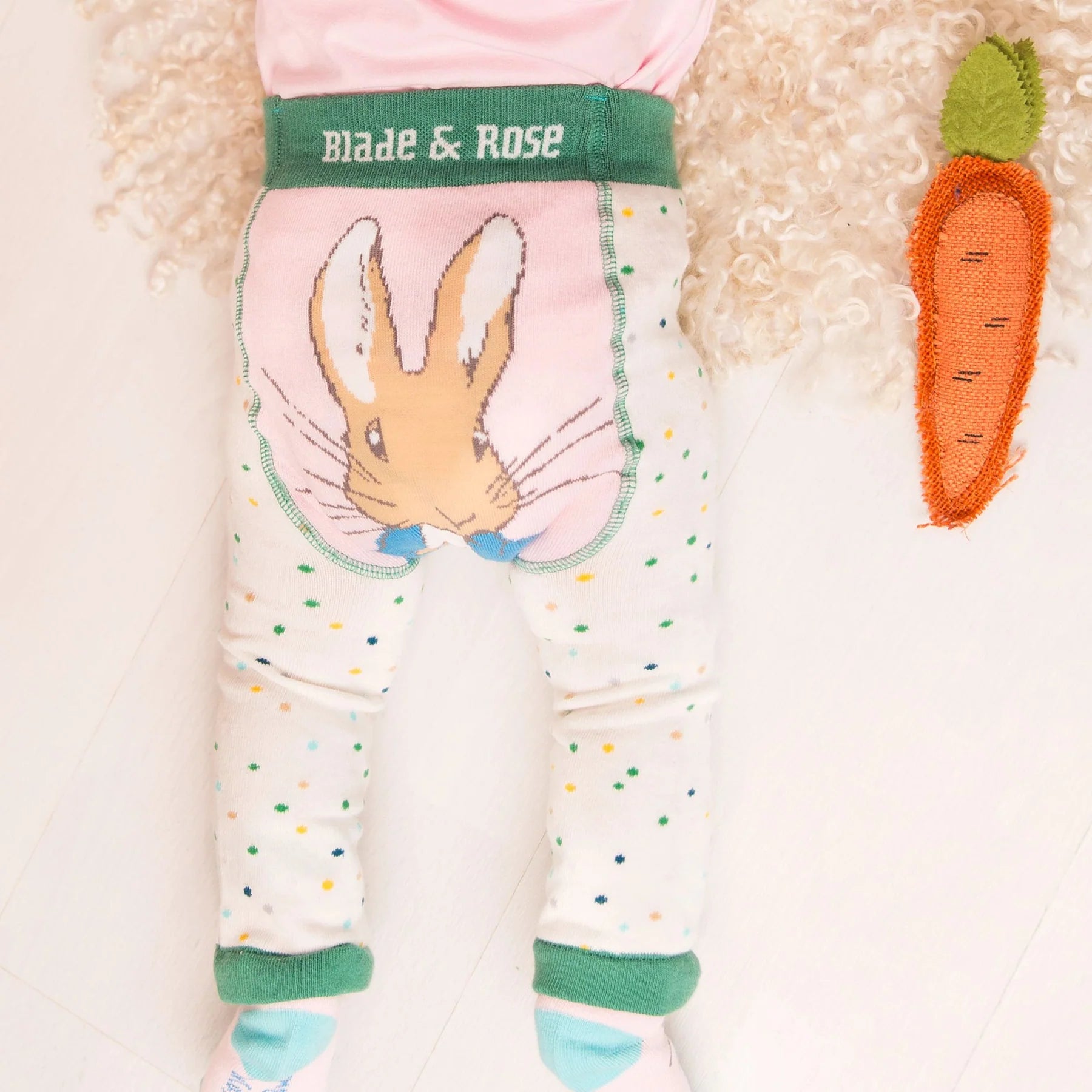 Blade & Rose Peter Rabbit Pretty Garden Leggings Clothing 0-6M / Pale Pink,6-12M / Pale Pink,12-24M / Pale Pink