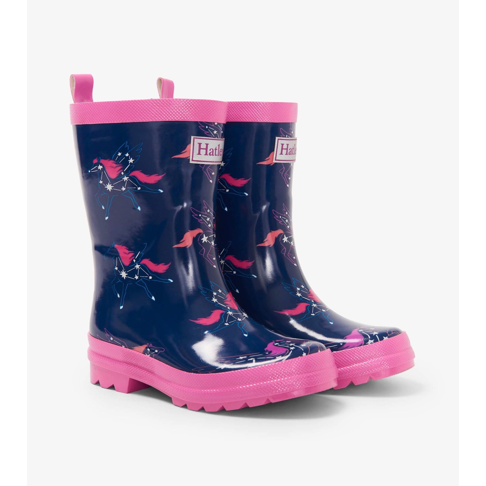 Hatley Pegasus Wellingtons F22psk1366 Footwear UK7 INFANT / Navy,UK8 INFANT / Navy,UK9 KIDS / Navy,UK10 KIDS / Navy,UK11 KIDS / Navy,UK12 KIDS / Navy,UK13 KIDS / Navy,UK1 KIDS / Navy,UK2 KIDS / Navy