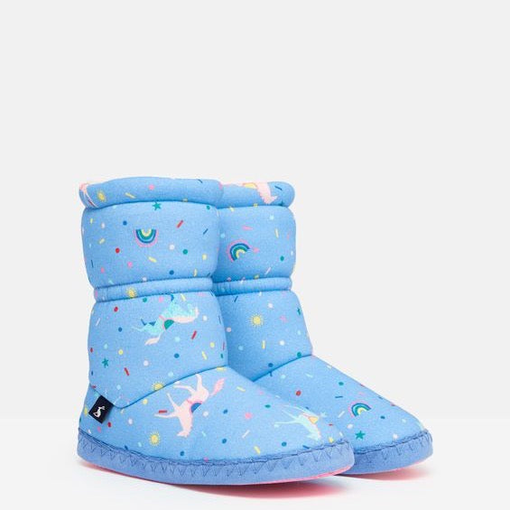 Joules Padabout Horse Slippers 218575 Footwear UK 8-9 / Blue,UK 10-11 / Blue,UK 12-13 / Blue,UK 1-2 / Blue,UK 3-4 / Blue