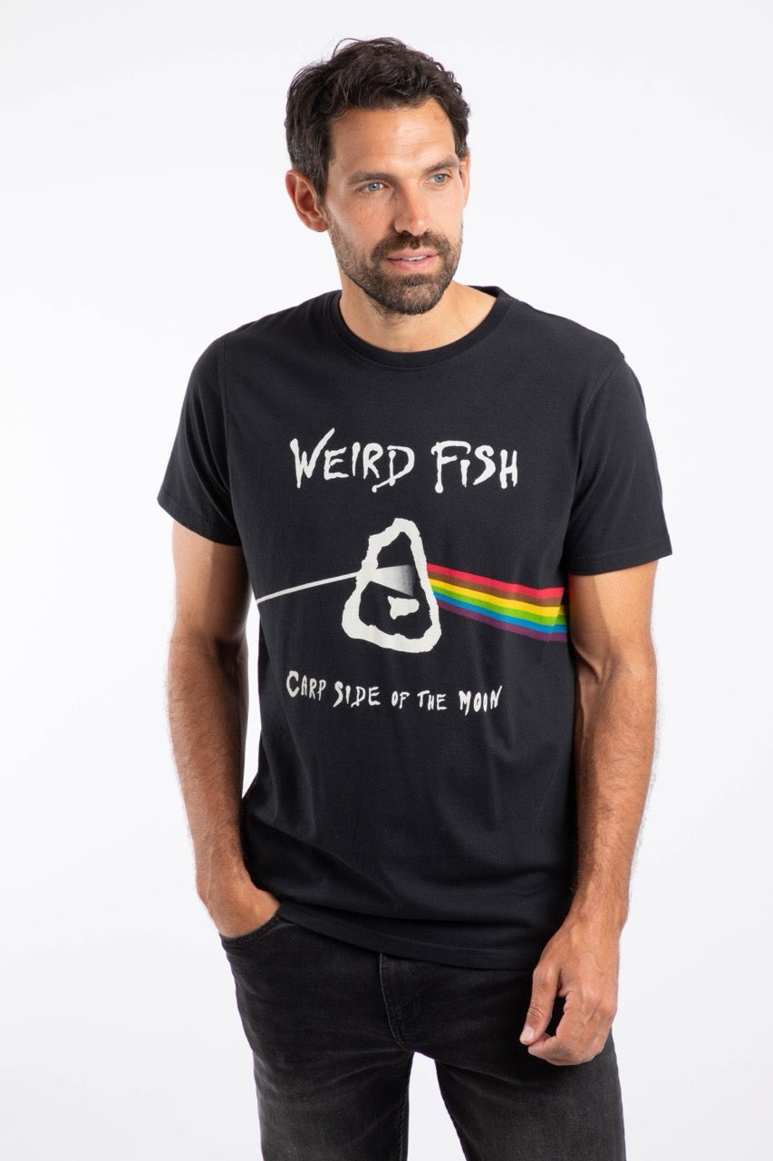 Weird Fish Mens Carp Side T-Shirt 18784 Black