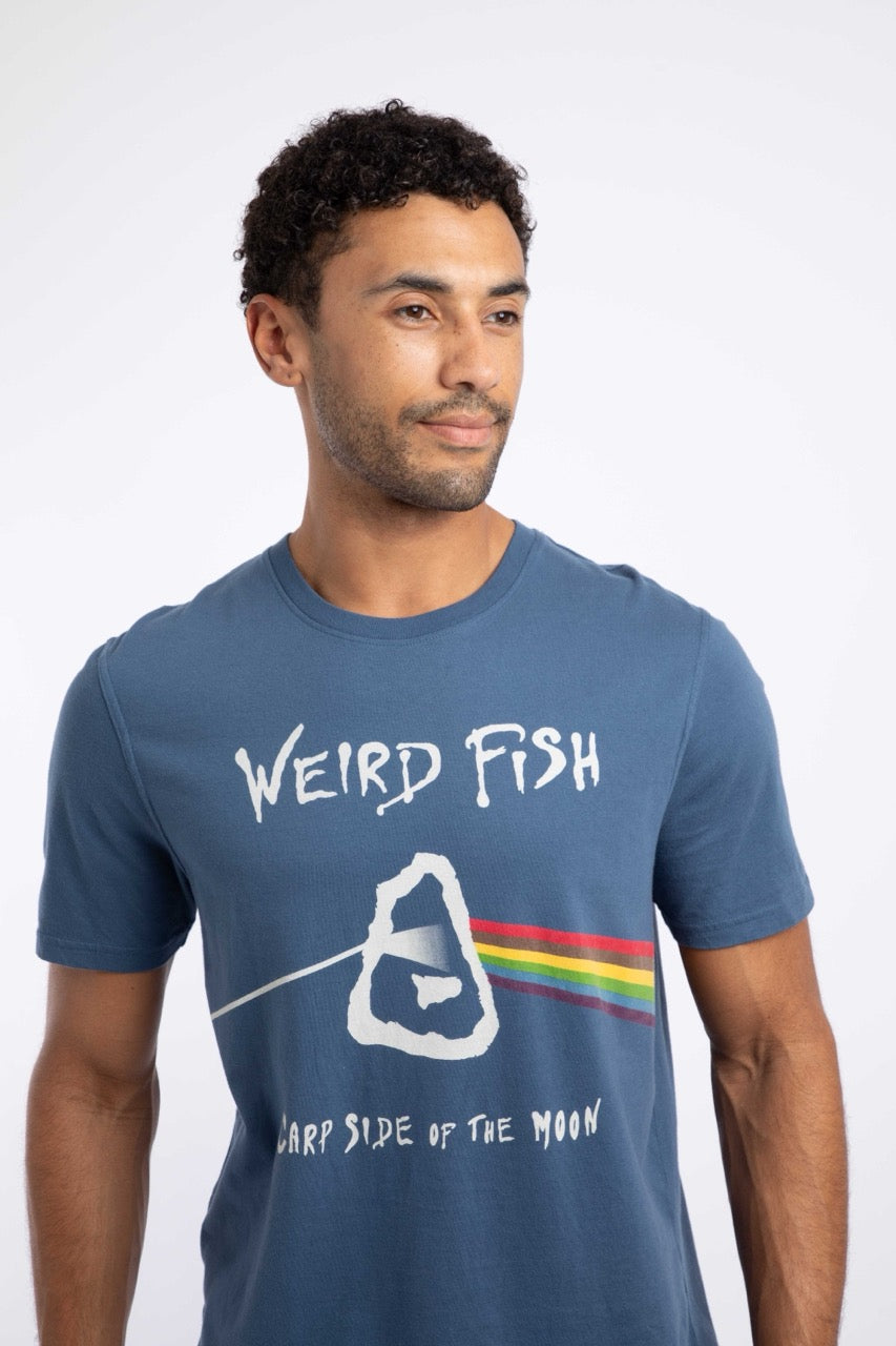 Weird Fish Mens Carp Side T-Shirt 18784 Blue Clothing S / Blue,M / Blue,L / Blue,XL / Blue