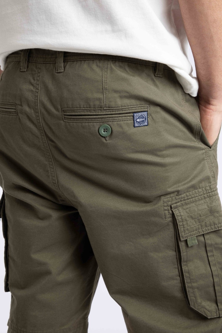 Weirdfish Mens Rigney Shorts 202723 Dark Olive