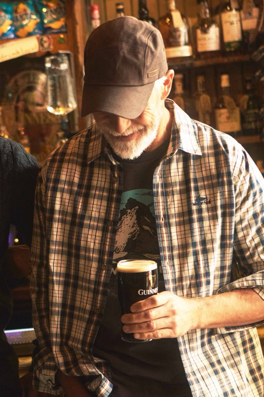 Weird Fish Mens Bowers Waxed Canvas Cap 202972 Bark