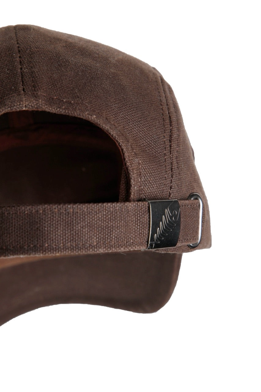 Weird Fish Mens Bowers Waxed Canvas Cap 202972 Bark