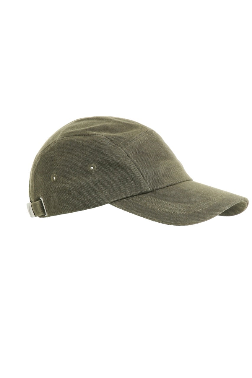 Weird Fish Mens Bowers Waxed Canvas Cap 202972 Fir Green