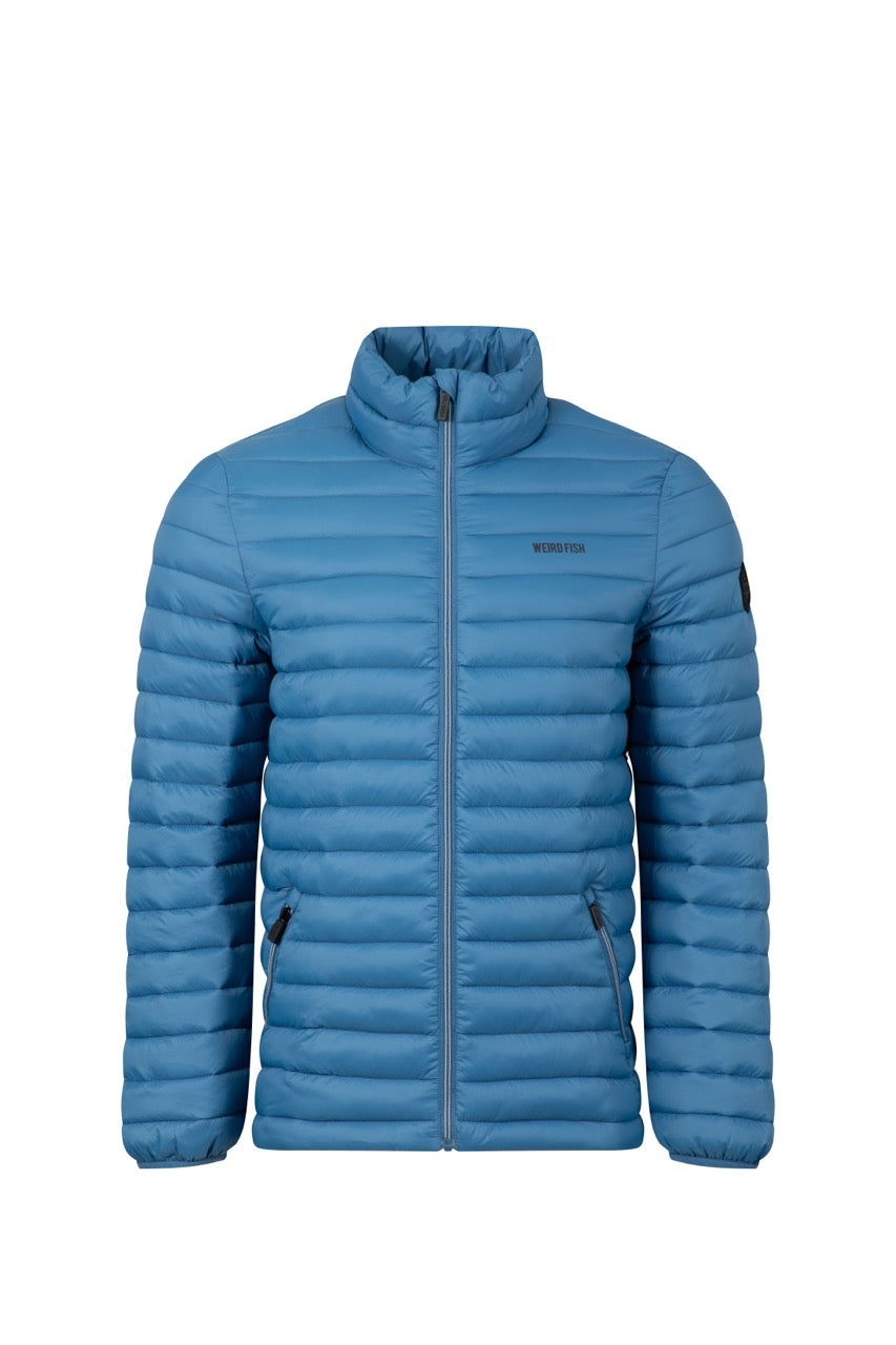 Weirdfish Mens Crantock Jacket 203653 Washed Blue