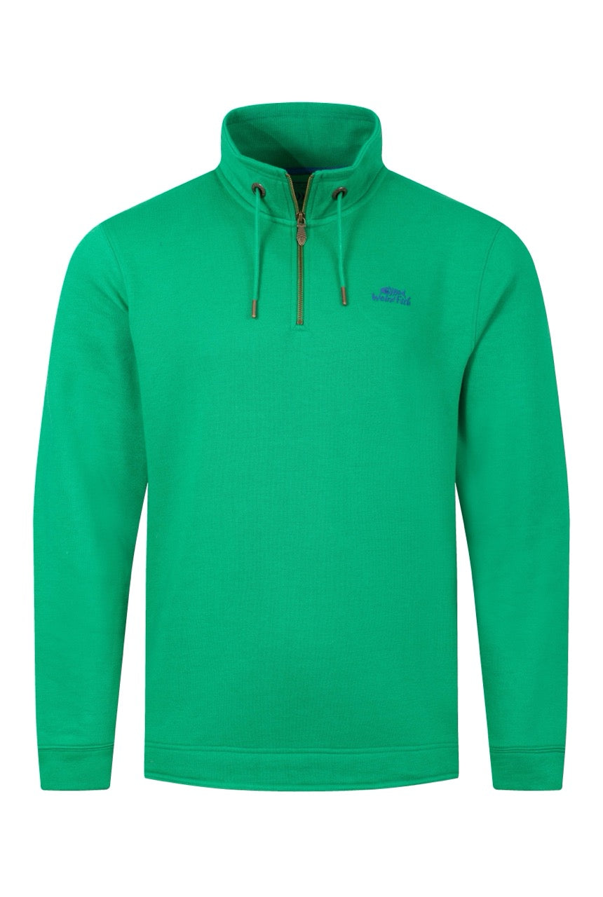 Weirdfish Mens Brampton Sweatshirt 203659 Heritage Green