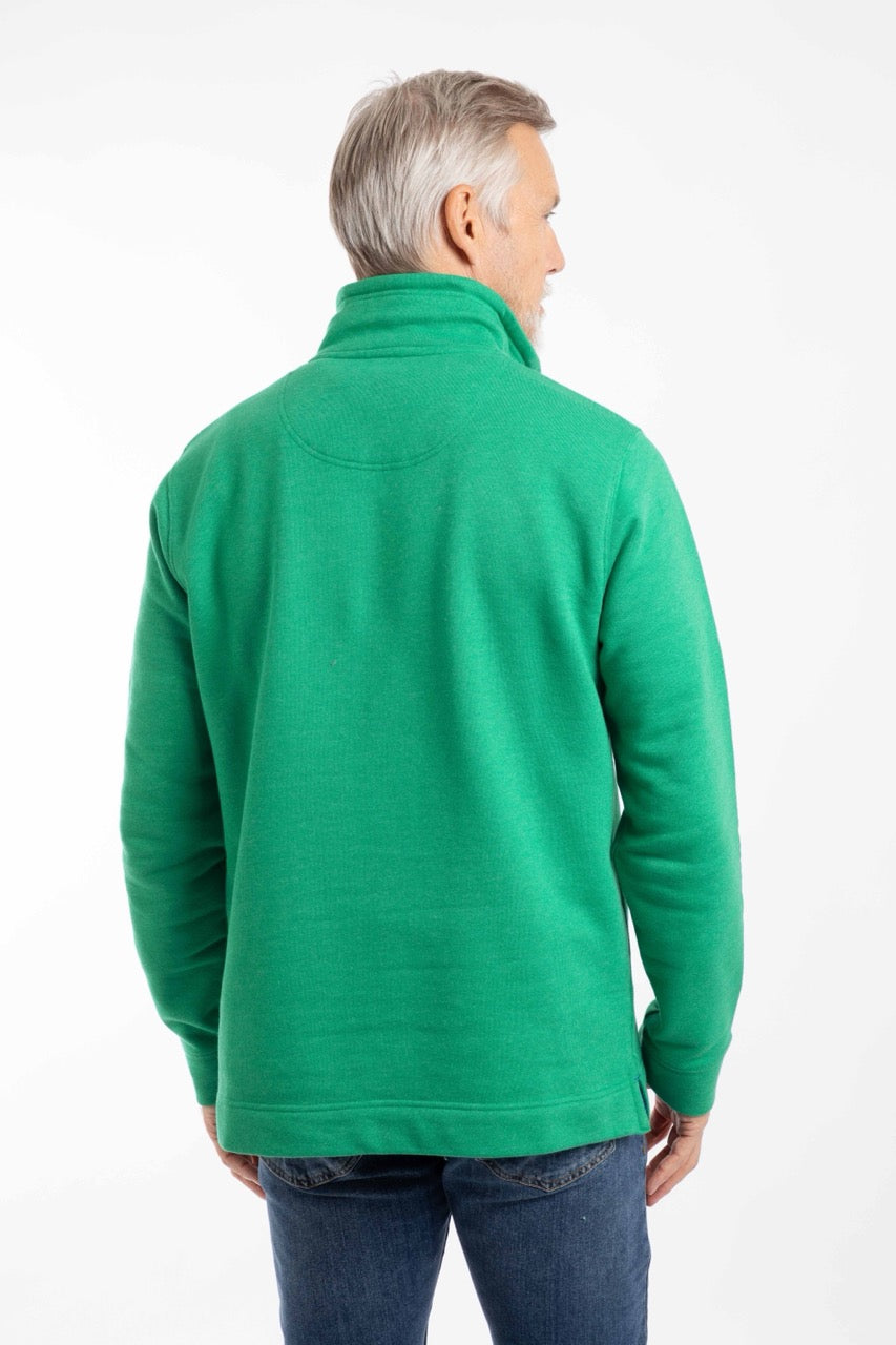 Weirdfish Mens Brampton Sweatshirt 203659 Heritage Green