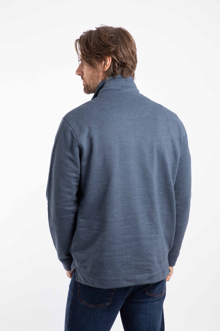 Weirdfish Mens Brampton Sweatshirt 203659 Navy