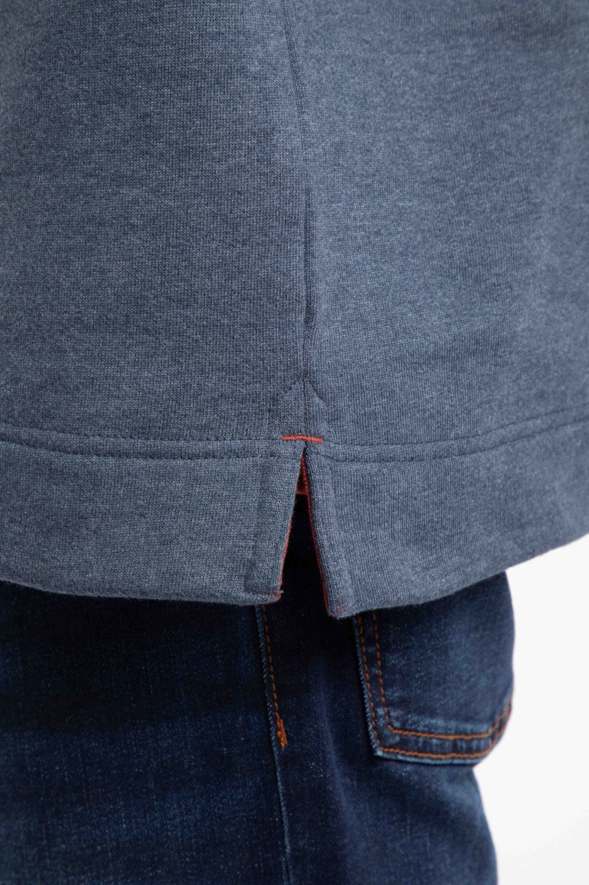 Weirdfish Mens Brampton Sweatshirt 203659 Navy