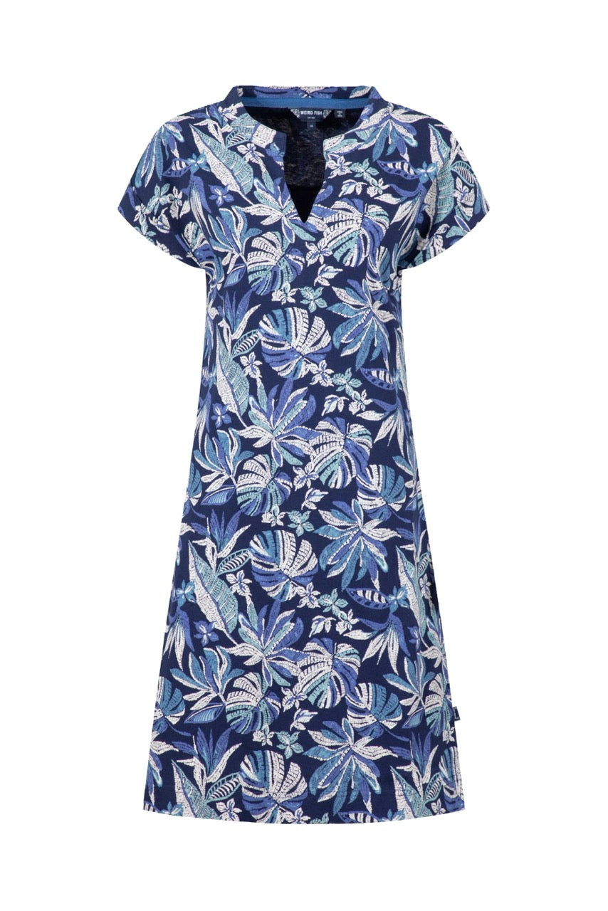 Weirdfish Women Suffolks Dress 203971 Blue Indigo