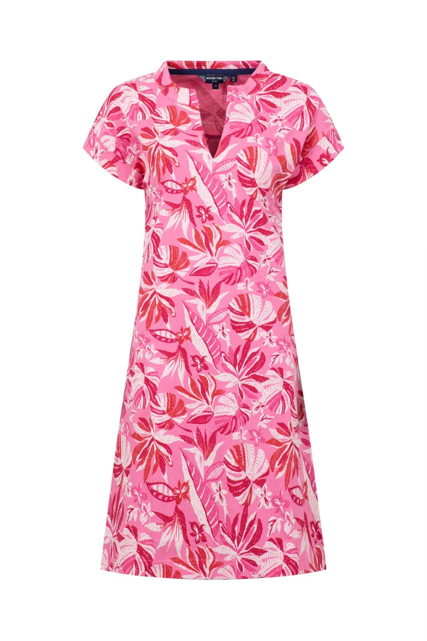 Weirdfish Women Suffolks Dress 203971 Pink