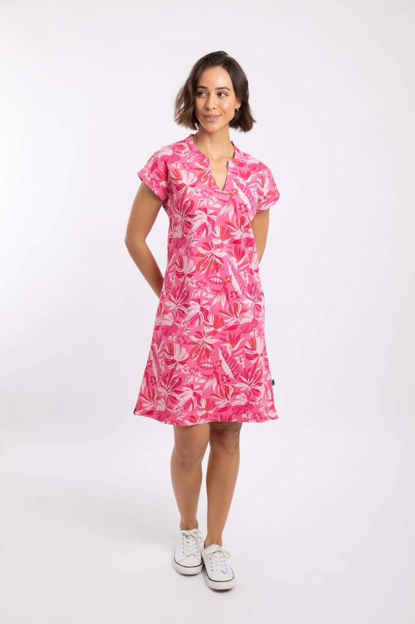 Weirdfish Women Suffolks Dress 203971 Pink