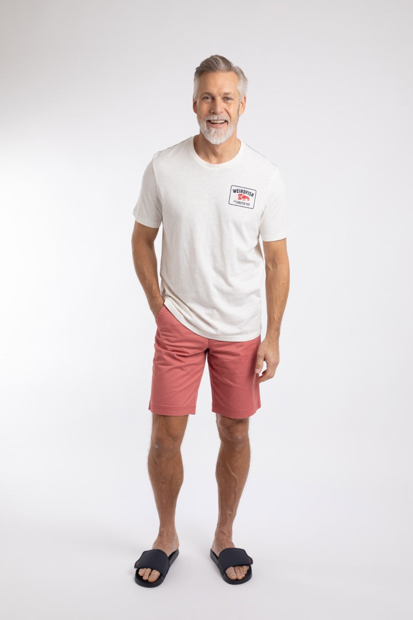Weird Fish Mens Lobster Pot T-Shirt 204011 Cream