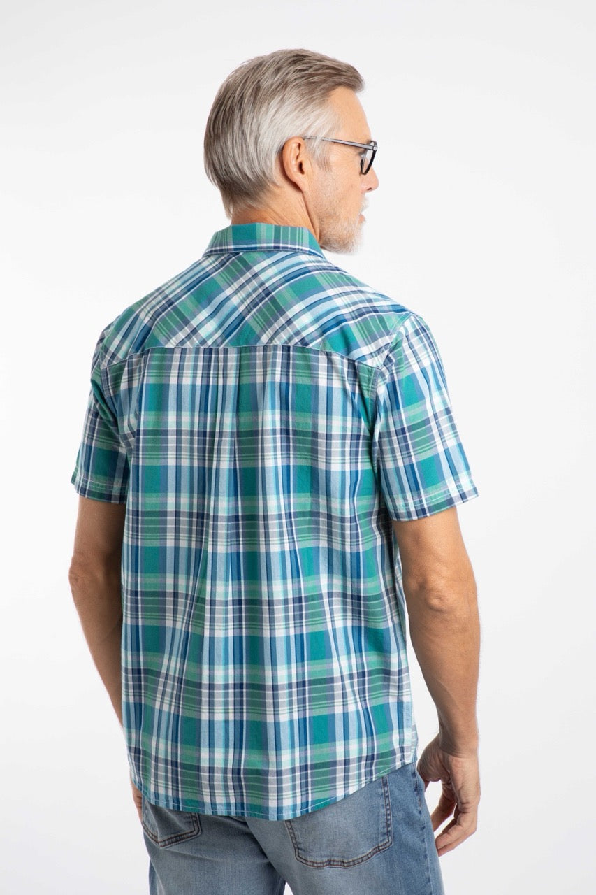 Weird Fish Mens Judd Check Shirt 204030 Blue