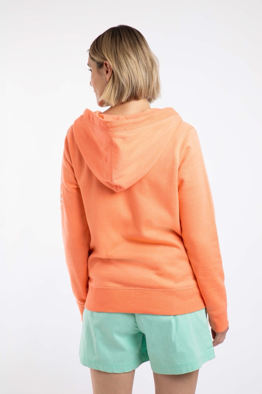 Weird Fish Womens Cyra Zip Hoodie 204062 Tangerine Clothing UK8 / Tangerine,UK10 / Tangerine,UK12 / Tangerine,UK14 / Tangerine
