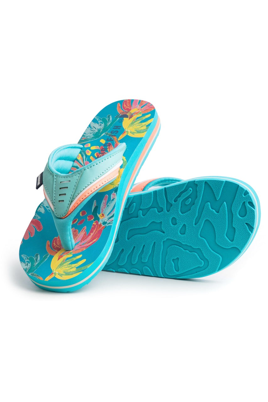 Weird Fish Womens Thurlstone Flip Flops 204069 Azure Footwear UK3 KIDS / Aqua,UK4 ADULT / Aqua,UK5 ADULT / Aqua,UK6 ADULT / Aqua,UK7 ADULT / Aqua,UK8 ADULT / Aqua
