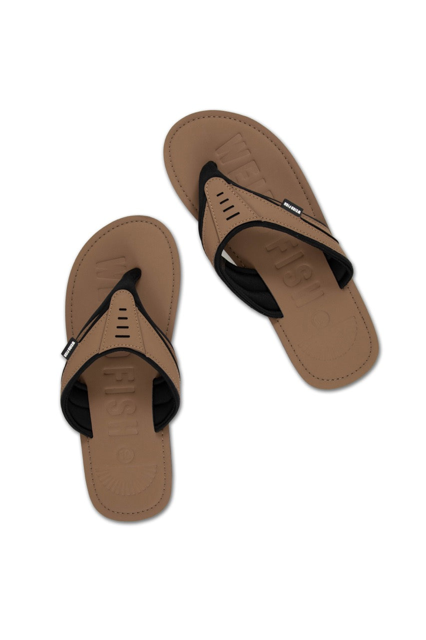Weird Fish Mens Foster Premium Flip Flops 204080 Tan Footwear UK7 ADULT / Tan,UK8 ADULT / Tan,UK9 ADULT / Tan,UK10 ADULT / Tan,UK11 ADULT / Tan