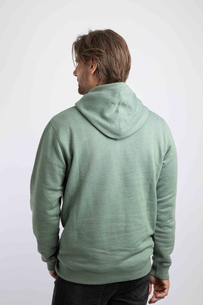 Weird Fish Mens Perranporth Hoodie 204388 Green Clothing S / Green,M / Green,L / Green,XL / Green