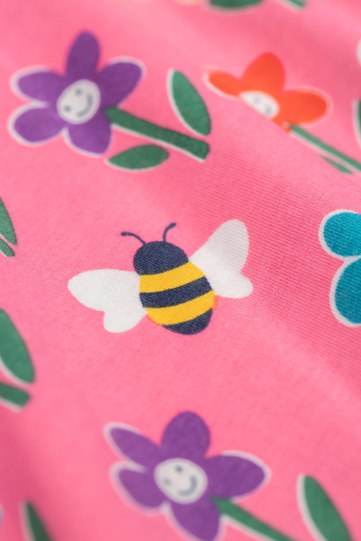 Frugi Sofia Skater Dress 500028A5tuff Tulip Fun Flowers Clothing 2-3YRS / Pink,3-4YRS / Pink,4-5YRS / Pink,5-6YRS / Pink,6-7YRS / Pink,7-8YRS / Pink,8-9YRS / Pink