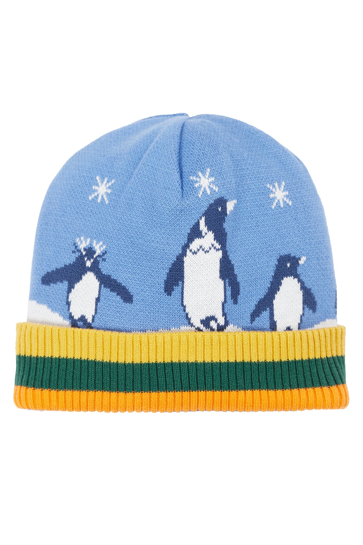 Frugi Voyager Reversible Hat Penguin Stripe Clothing 1-2YRS / Multi,2-6YRS / Multi,6-10YRS / Multi