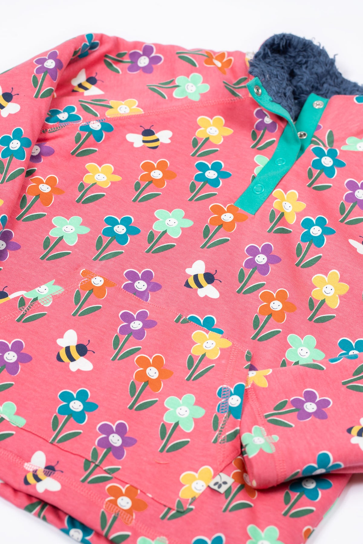 Frugi Snuggle Fleece 500030A5tuff Tulip Flowers Clothing 2-3YRS / Pink,3-4YRS / Pink,4-5YRS / Pink,5-6YRS / Pink,6-7YRS / Pink,7-8YRS / Pink