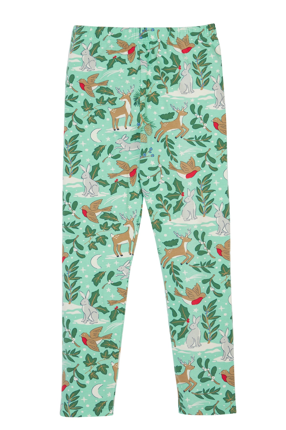 Frugi Infant Libby Leggings 500090A5fefo Festive Forest Clothing 3-6M / Aqua,6-9M / Aqua,9-12M / Aqua,12-18M / Aqua,18-24M / Aqua