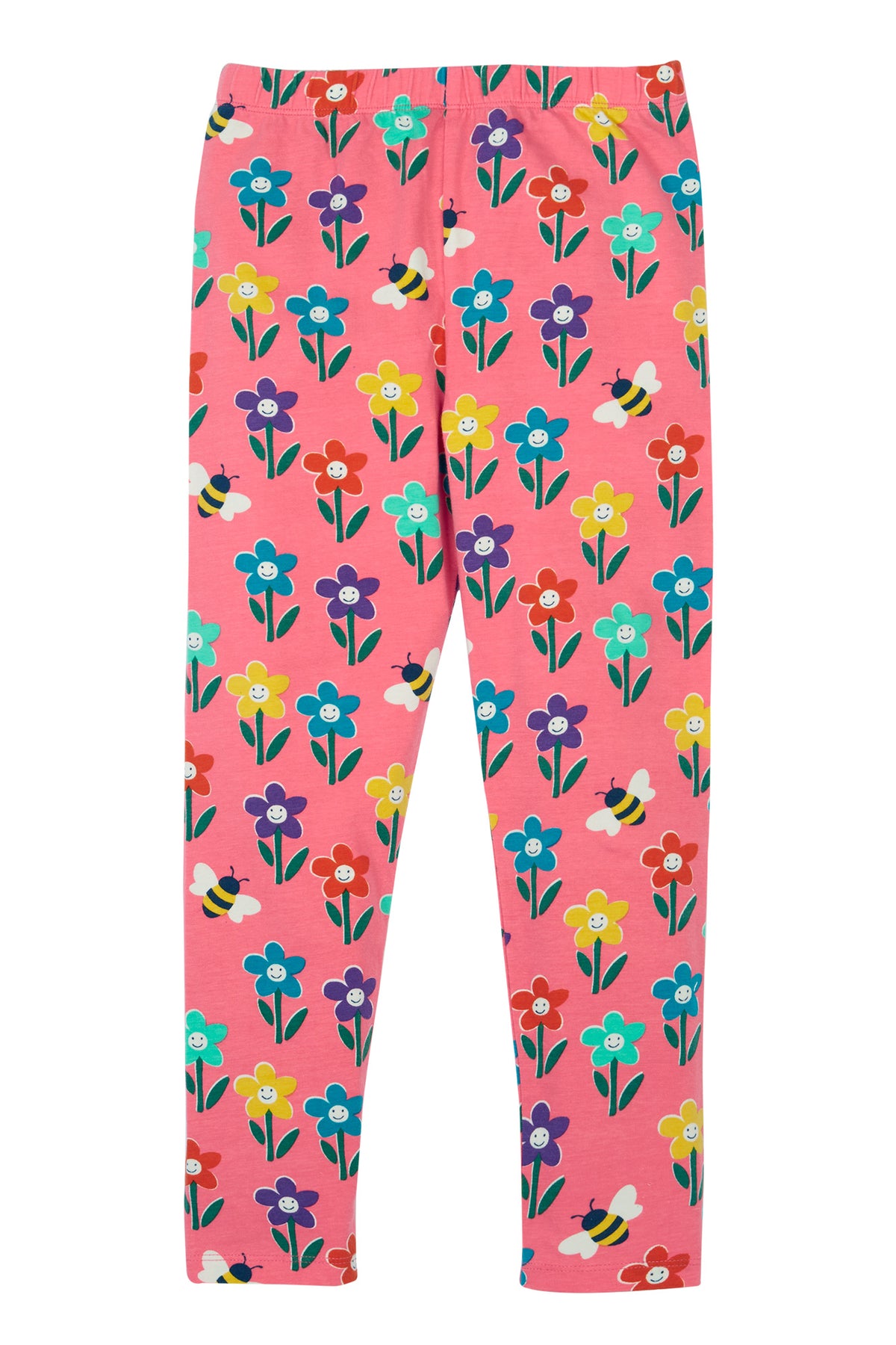Frugi Libby Leggings 500090A5tuff Tulip Flowers Clothing 2-3YRS / Pink,3-4YRS / Pink,4-5YRS / Pink,5-6YRS / Pink,6-7YRS / Pink,7-8YRS / Pink