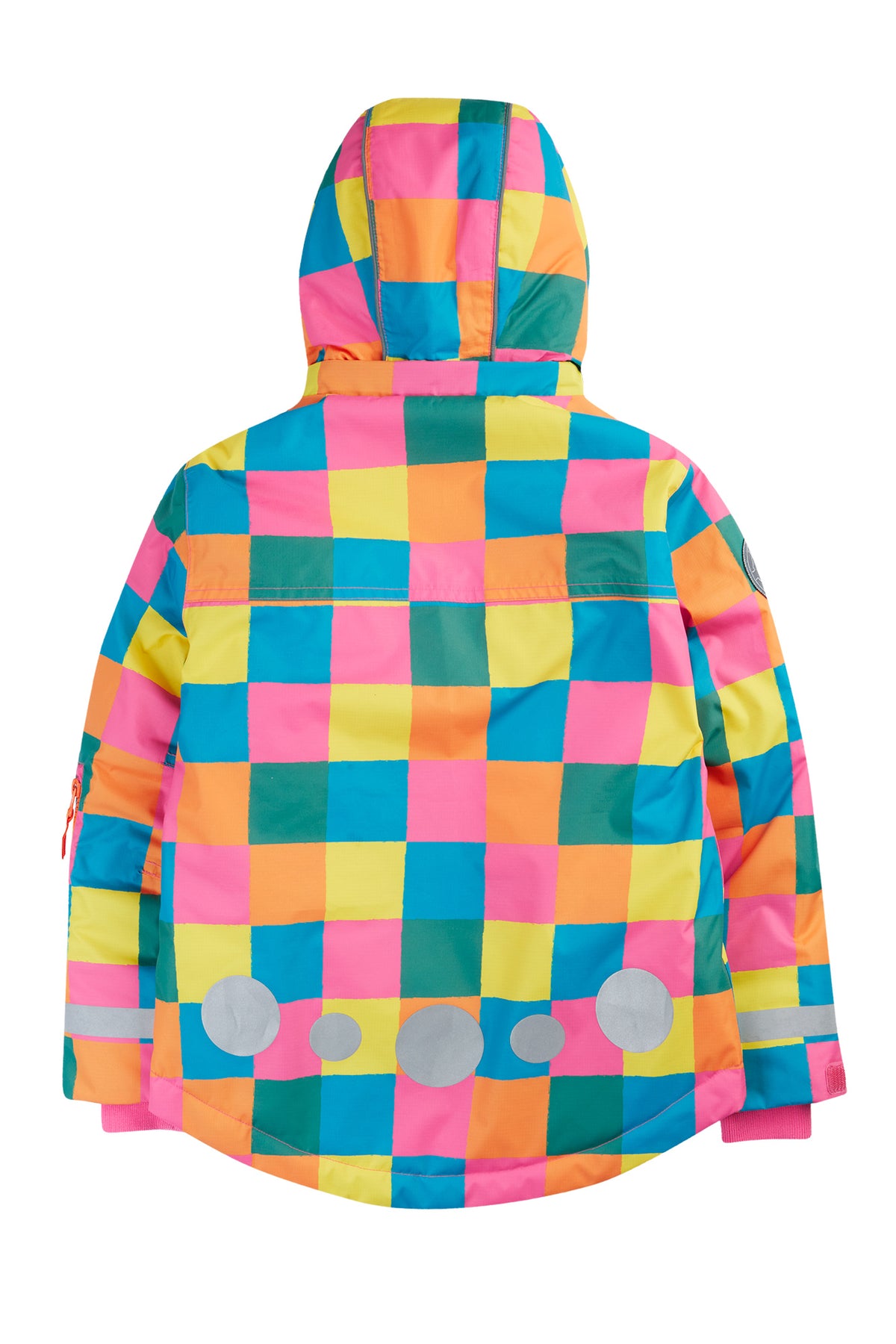 Frugi Snow And Ski Coat Rainbow Check Clothing 5-6YRS / Multi,6-7YRS / Multi,7-8YRS / Multi,8-9YRS / Multi