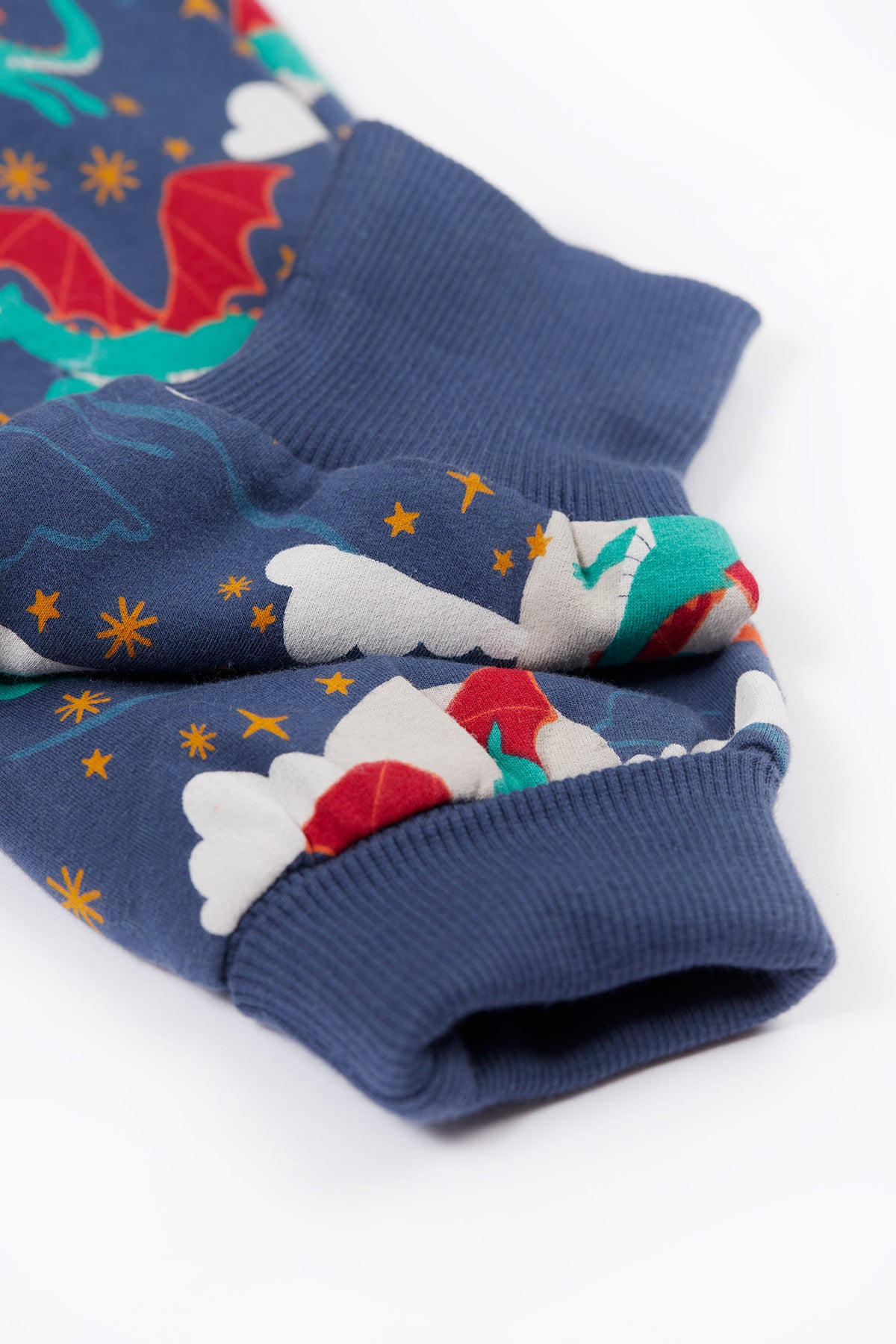 Frugi Cosy Parsnip Pants Navy Dragon Skies Clothing 3-6M / Navy,6-9M / Navy,9-12M / Navy,12-18M / Navy