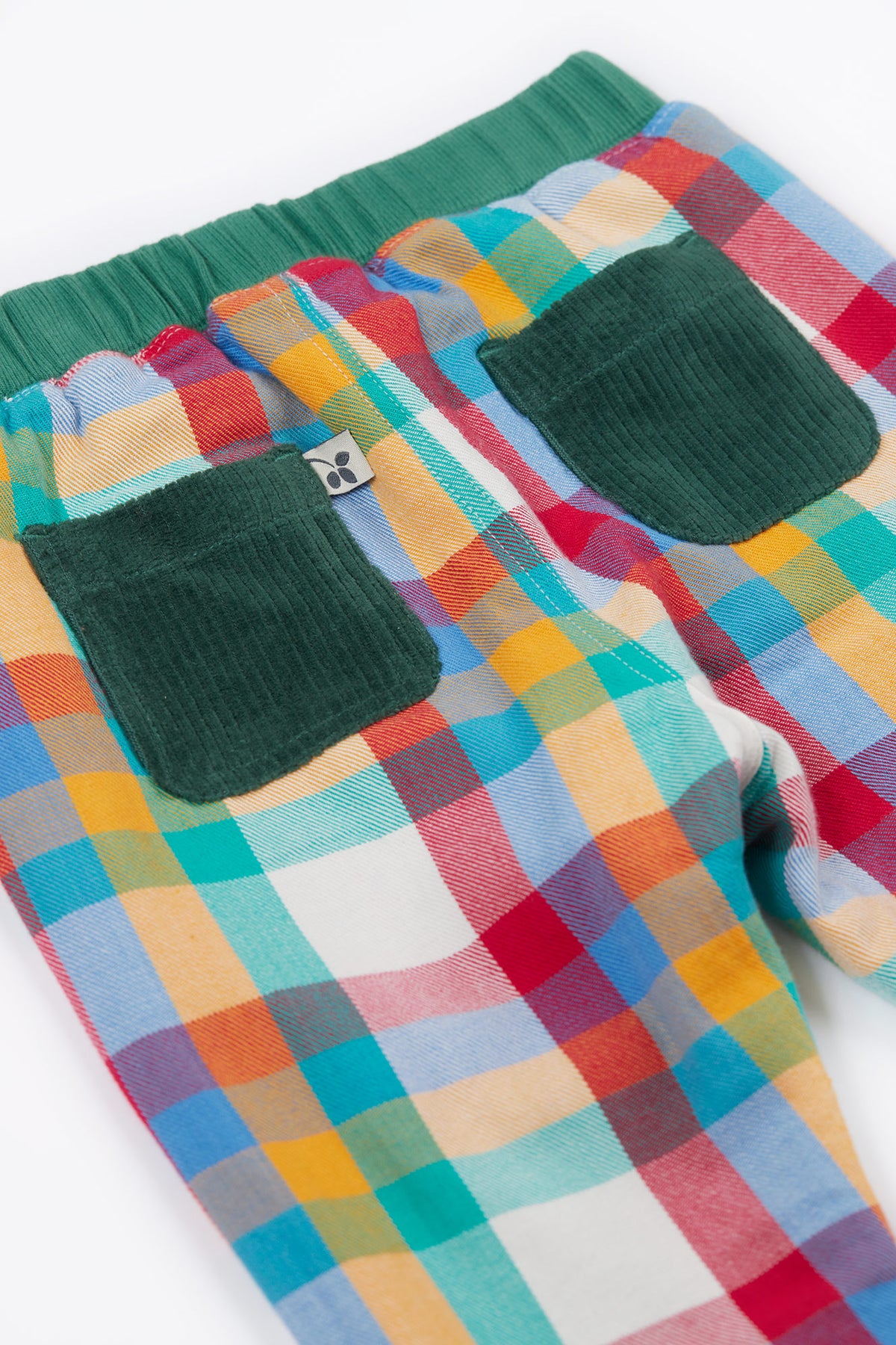 Frugi Ronnie Reversible Infant Cord Pull Ups 501865A5hgch Clothing 3-6M / Green,6-9M / Green,9-12M / Green,12-18M / Green,18-24M / Green