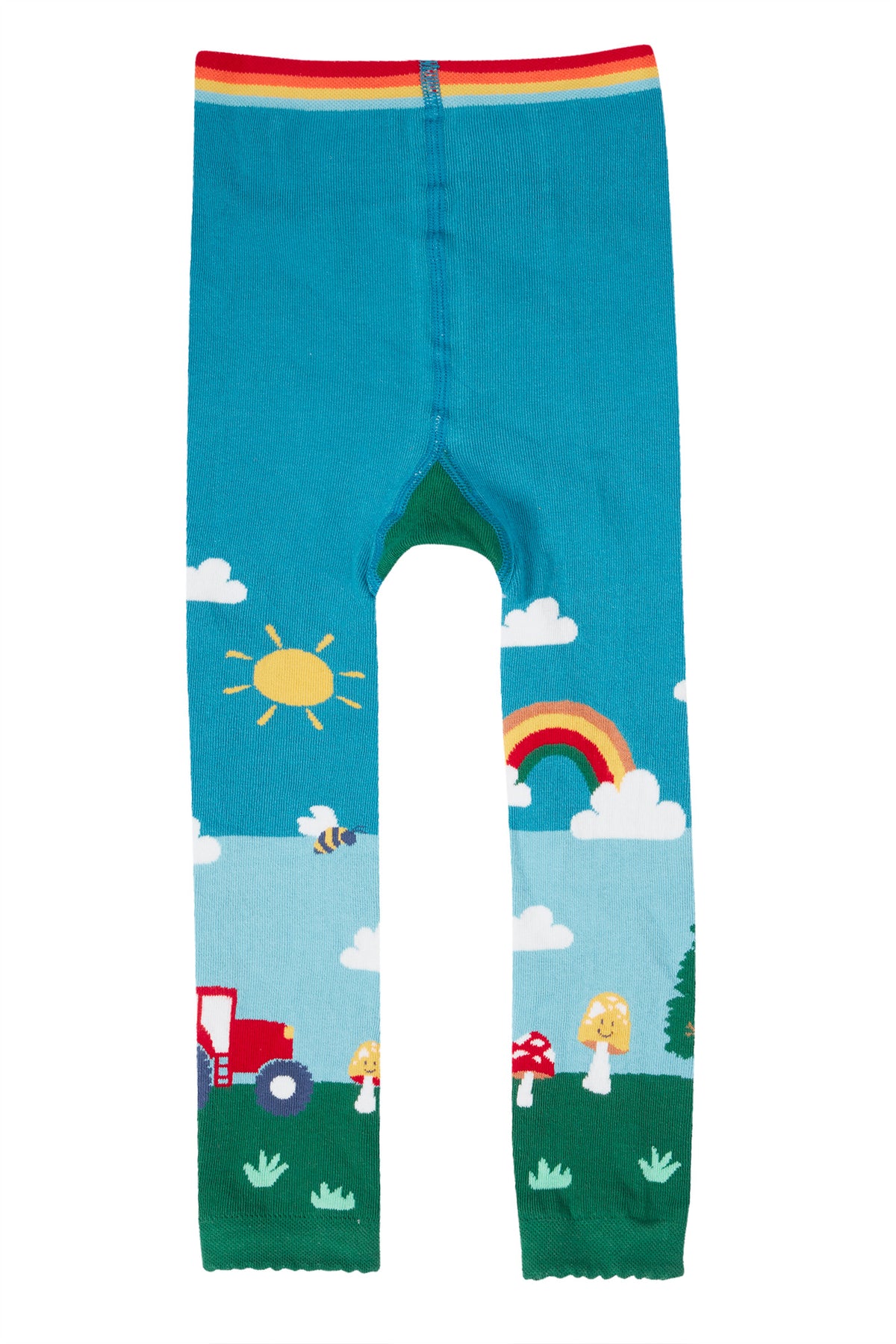 Frugi Infant Knitted Leggings 500086A5fugf Fun-Guys Clothing 0-6M / Multi,6-12M / Multi,1-2YRS / Multi