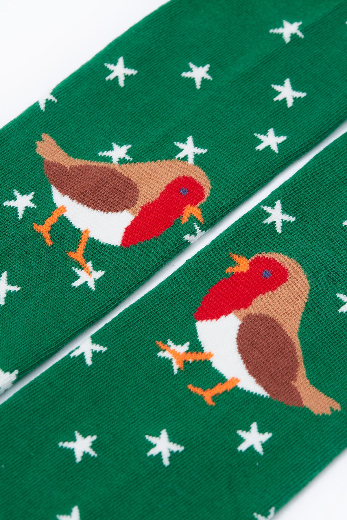 Frugi 2 Pack Tights 500067A5grob Green Robin Red Clothing 2-4YRS / Multi,4-6YRS / Multi,6-8YRS / Multi,8-10YRS / Multi