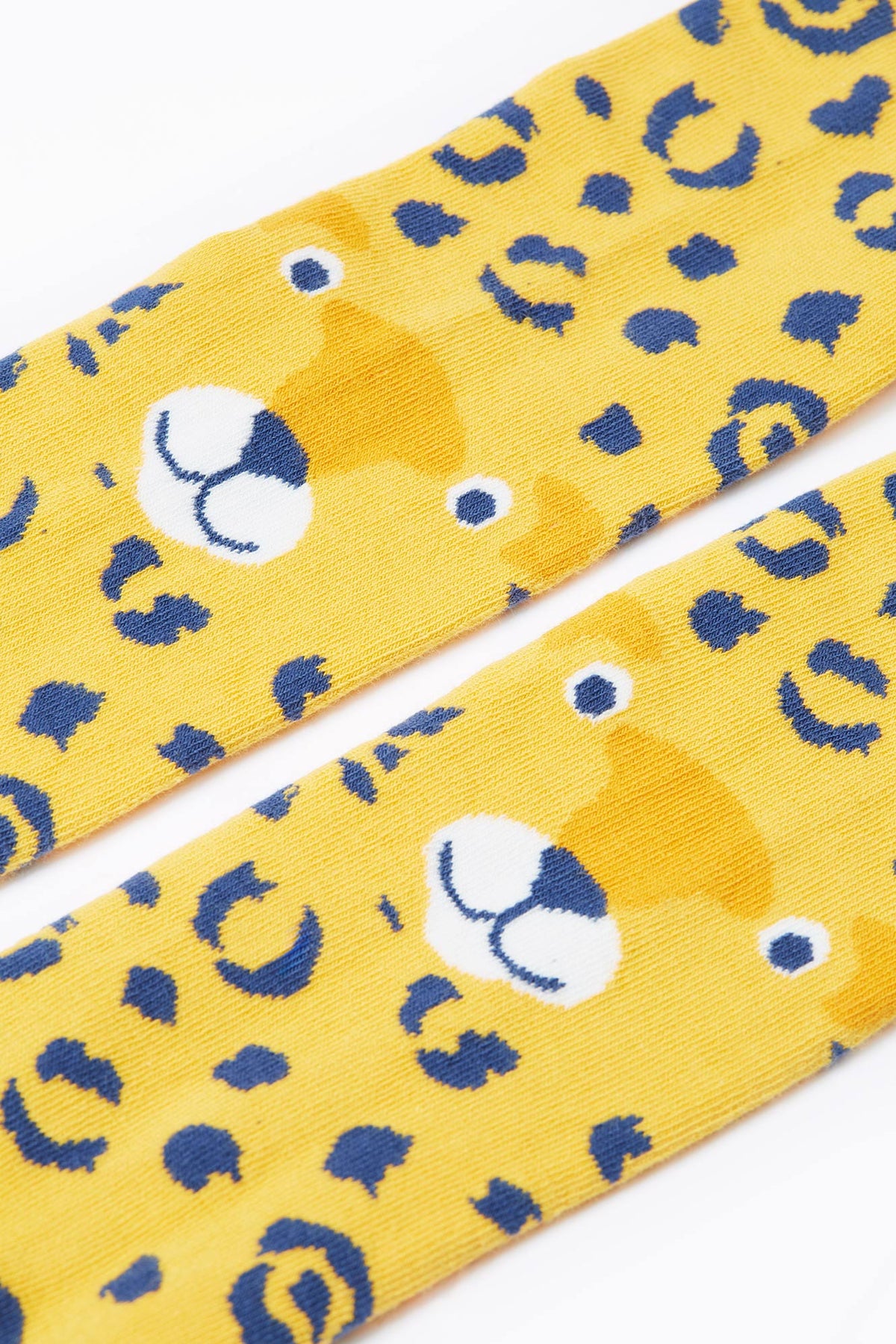 Frugi Norah Girls Tights 500065A5prle Leopard Clothing 2-4YRS / Yellow,4-6YRS / Yellow,6-8YRS / Yellow,8-10YRS / Yellow