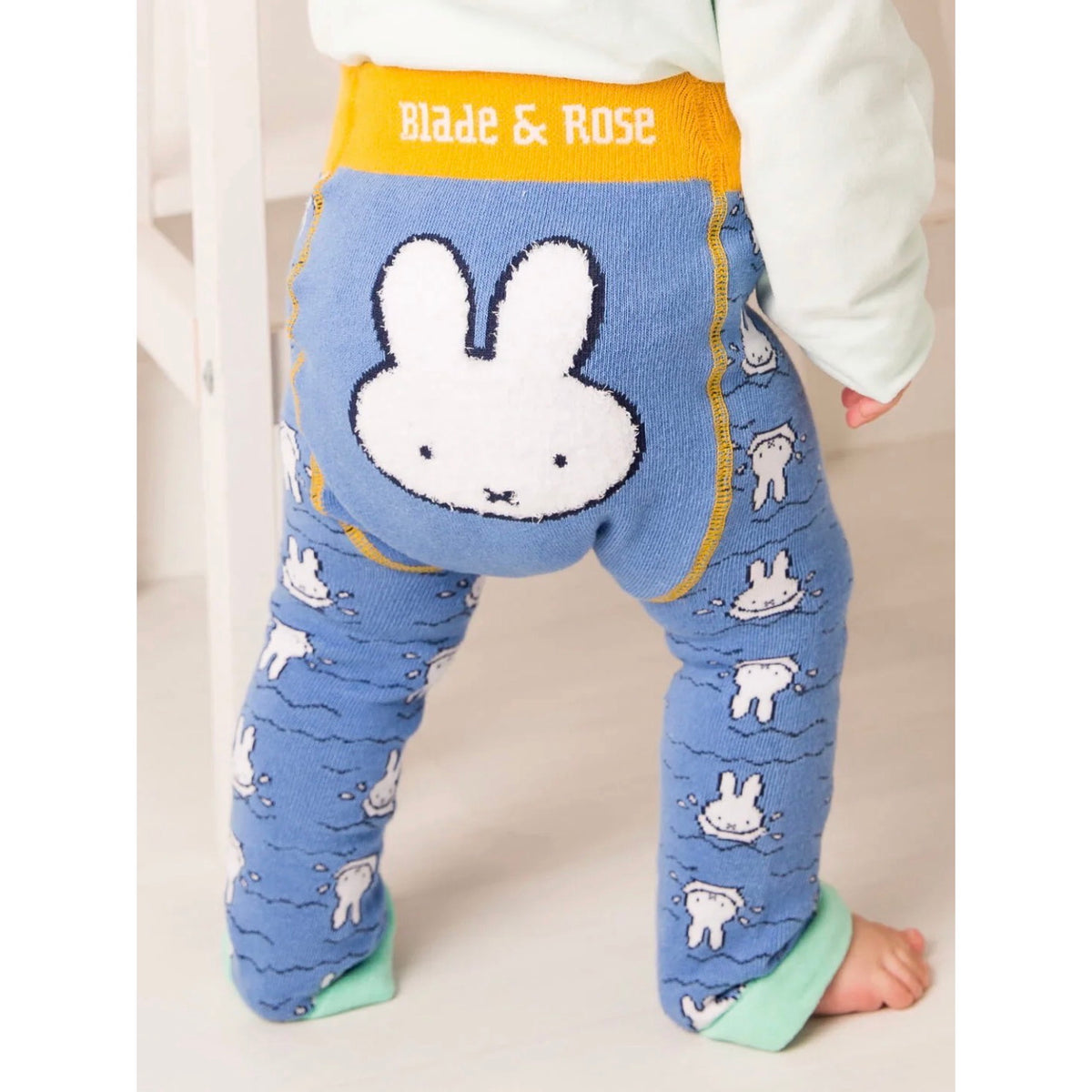 Blade &amp; Rose Miffy Knitted Leggings Clothing 0-6M / Blue,6-12M / Blue,12-24M / Blue